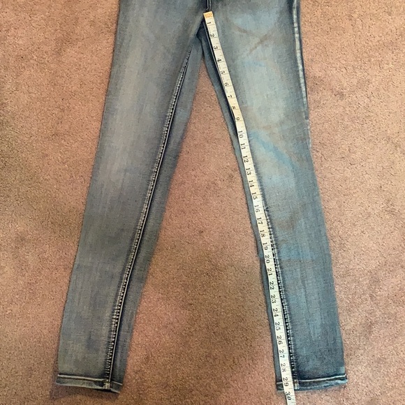 Rue 21 Light Wash High Waist Freedom Flex Skinny Jeans Women’s Size 0 Regular - Picture 5 of 8